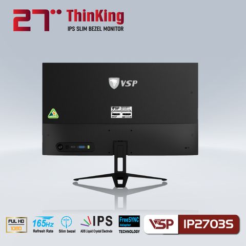  Màn hình VSP IPS esport gaming 27inch tràn viền IP2703S 