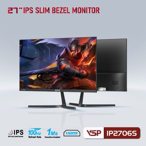  MÀN HÌNH VSP IPS 27 INCH TRÀN VIỀN IP2706S (27in, FHD, 100hz) 