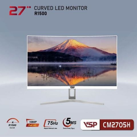  Màn Hình Gaming VSP CM2705H Trắng 