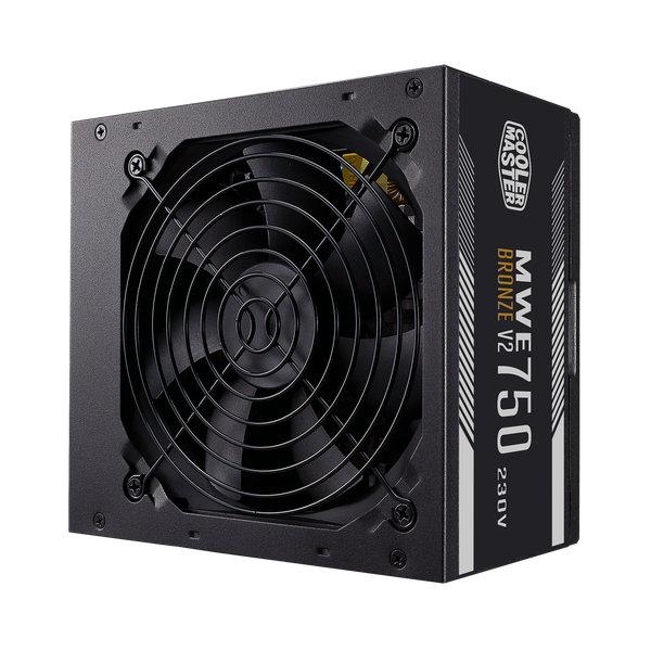  Nguồn Cooler Master 750W MWE 750 V2 230V 80 Plus Bronze 