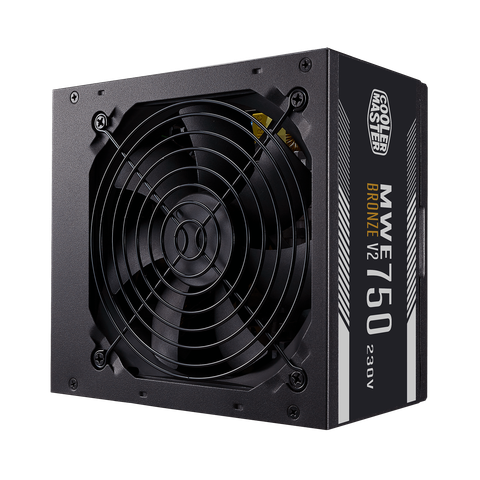  Nguồn Cooler Master 750W MWE 750 V2 230V 80 Plus Bronze 