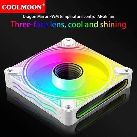  Quạt Fan COOLMOON DM1 WHITE SYNC MAIN - Tặng Kèm 4 Ốc 