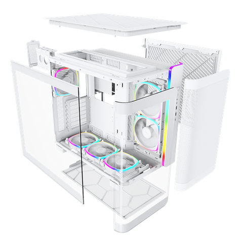  Case Montech KING 95 PRO White 