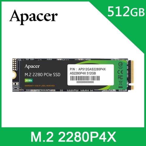  SSD 512Gb Apacer M2 Pcie gen3x4 