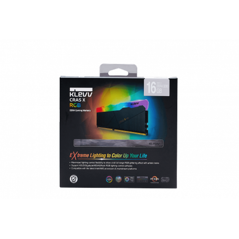  Ram Klevv Cras X RGB 16GB (2x8GB) DDR4 Bus 3200 