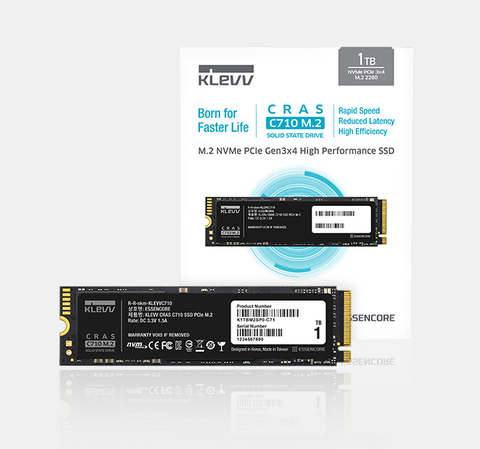  SSD Klevv CRAS C710 512GB M2 NVME Gen3x4 