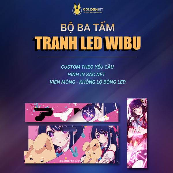  Tranh led gắn case PC 