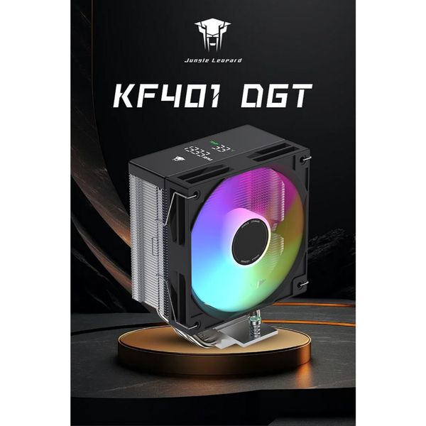  Tản nhiệt khí CPU Leopard KF401-DGT RGB Black 