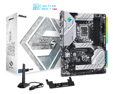  Mainboard ASROCK Z690 Steel Legend WiFi 6E (DDR4) 