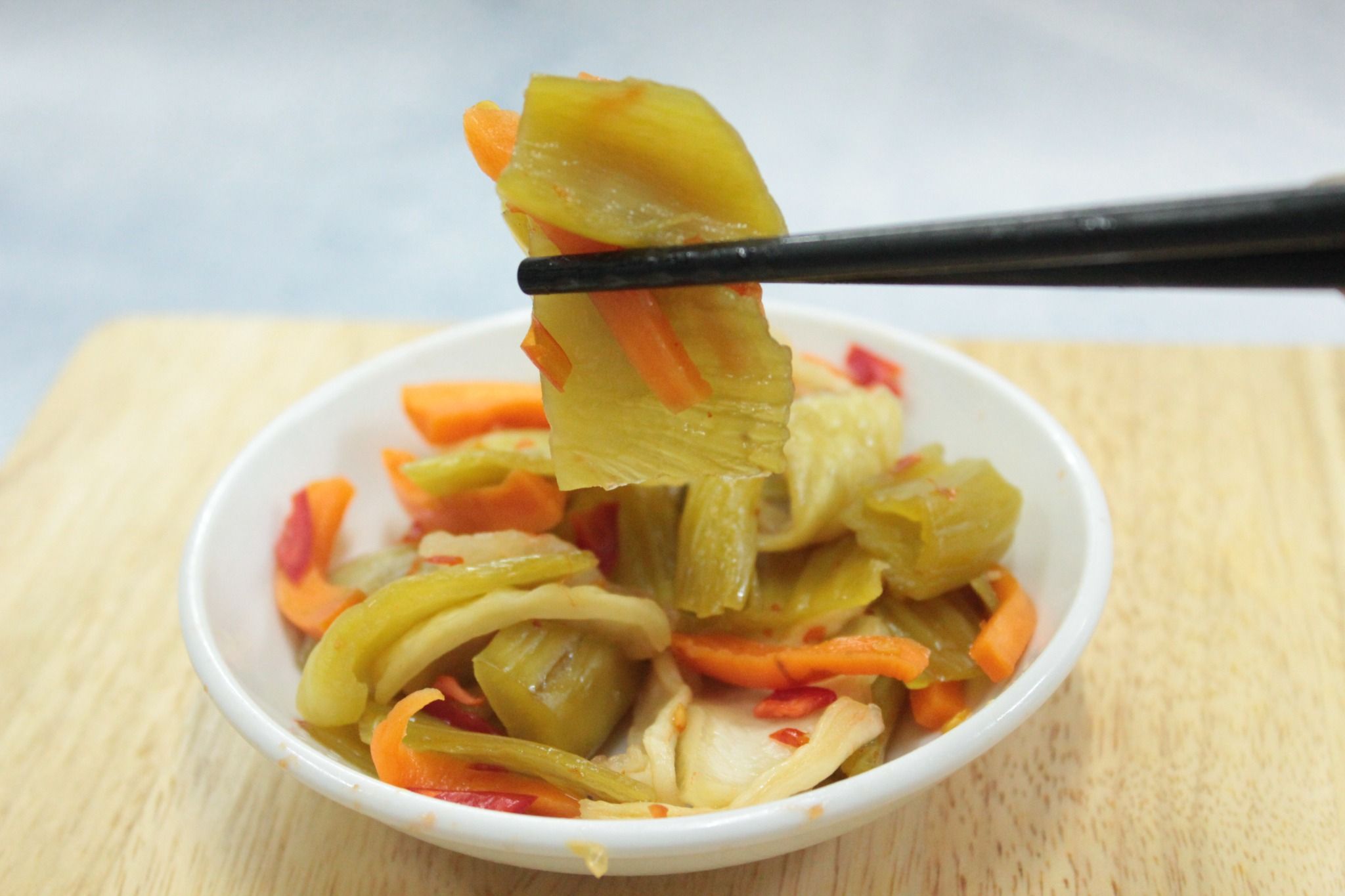  Dưa cải chua/ Pickled Mustard Greens/ 泡菜 