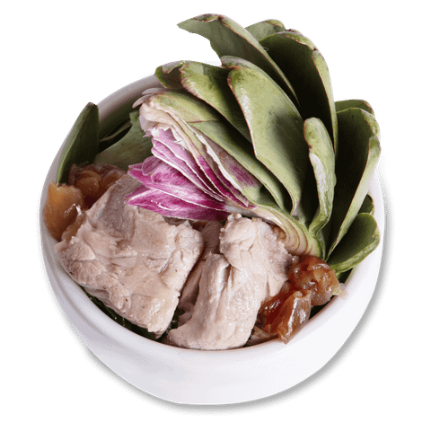  Bông Atiso nhãn nhục tiềm sườn/Artichoke, longan and pork ribs soup/百合花(朝鮮薊)燉湯 