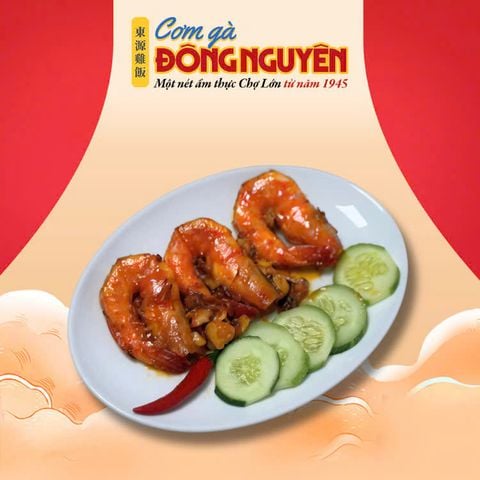  Tôm Rim/Fried shrimp with tomato sauce/茄酱煎虾飯 