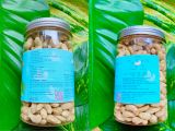  Hạt điều nguyên hạt bóc vỏ lụa rang nguyên vị size trung _ dry roasted & unsalted cashew nuts_from Viet Nam 
