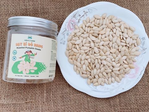  Hạt bí đỏ rang _ Roasted pumpkin seeds 