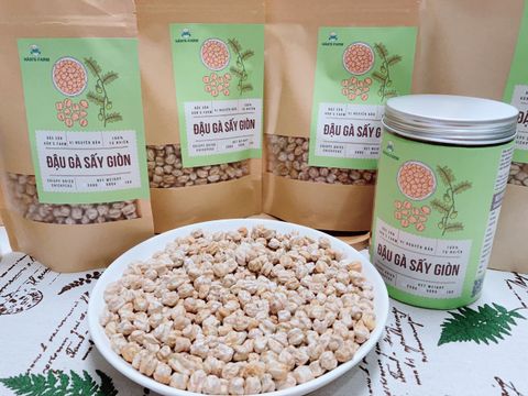 Đậu gà sấy giòn nguyên vị ăn liền _ Crispy dried Chickpeas 