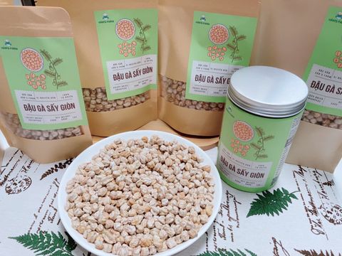  Đậu gà sấy giòn nguyên vị ăn liền _ Crispy dried Chickpeas 
