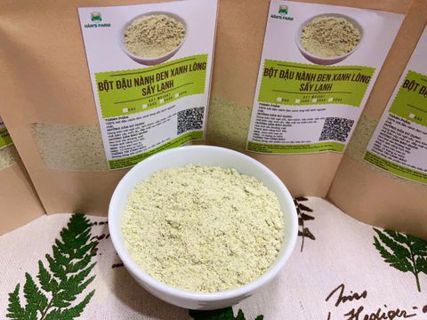  Bột đậu nành đen xanh lòng sấy lạnh _ Cold drying Green-cored Black Soybean Powder 