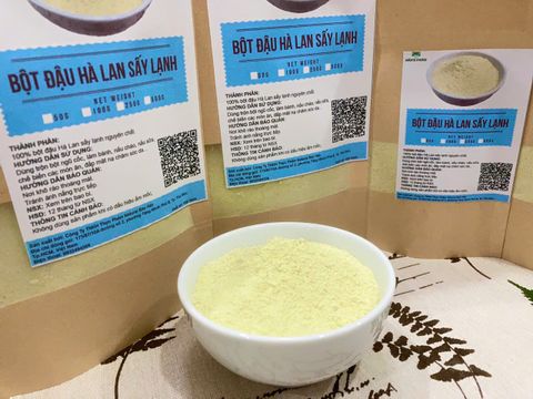  Bột đậu hà lan sấy lạnh nguyên chất siêu mịn - Cold drying Pea Powder 