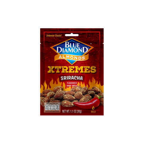  Hạnh nhân BLUE DIAMOND - Vị cay Sriracha Thái Lan - Túi 30g 