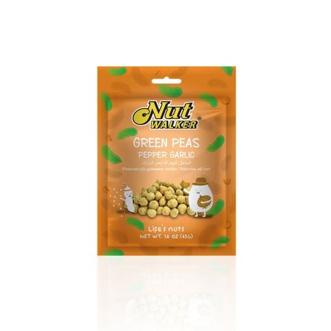  Đậu Hà Lan NUT WALKER – Vị Tiêu tỏi – túi 45g 