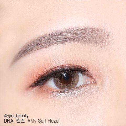  [0 ĐỘ] áp tròng NADIA BROWN - ẨM CAO 55% - HSD 6 THÁNG 