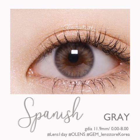  Lens 1 ngày SPANISH GRAY - OLENS 