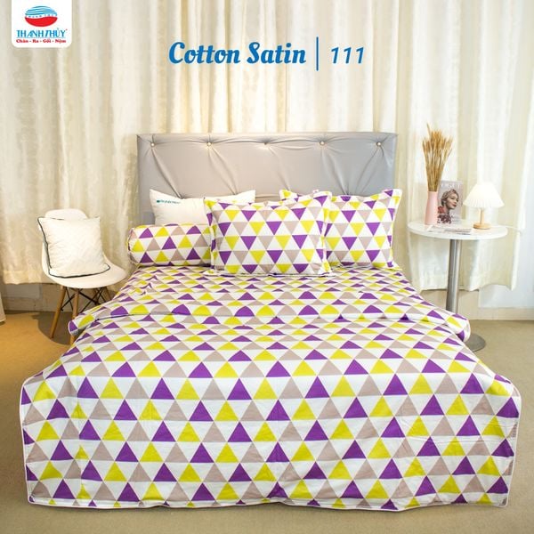  Bộ Ga Bọc Cotton Galaxy Satin 111 