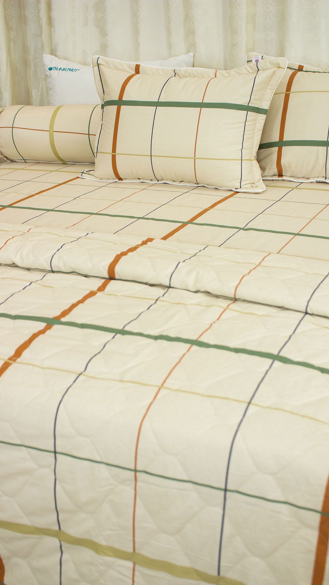  Bộ Ga Bọc Cotton Vanila (Vỏ Gối Lót Gòn) 432 