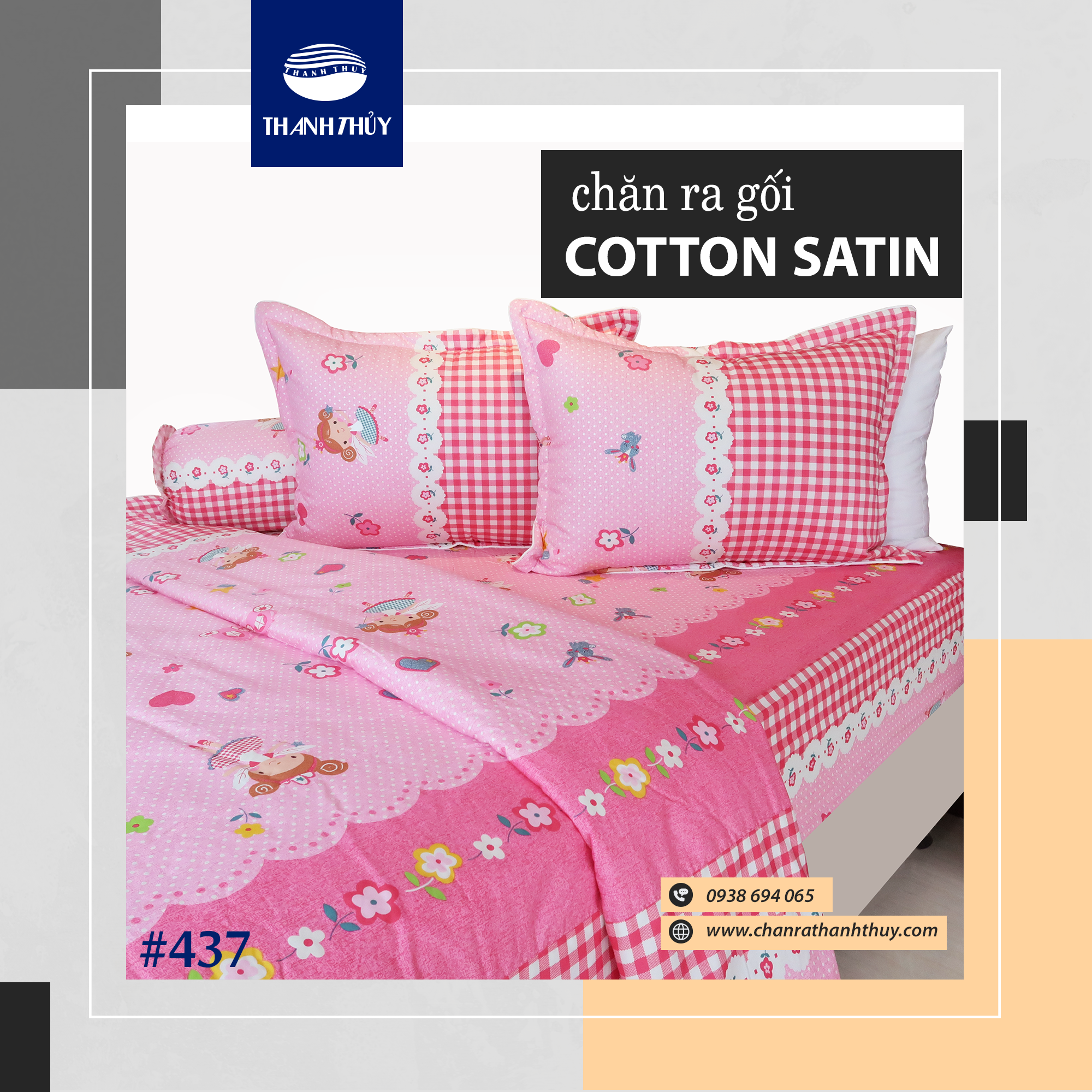  Chăn Lẻ Cotton Galaxy Satin 437 