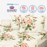  Bộ Ga Bọc Cotton Vanila (Vỏ Gối Không Lót Gòn) 442 