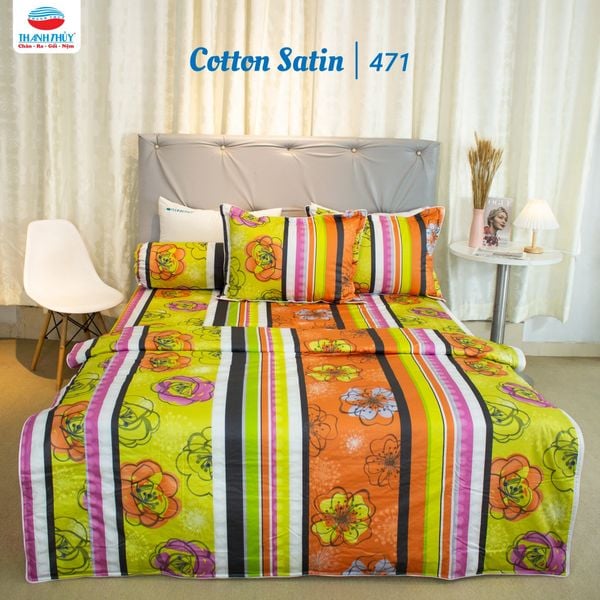  Bộ Ga Bọc Cotton Galaxy Satin 471 