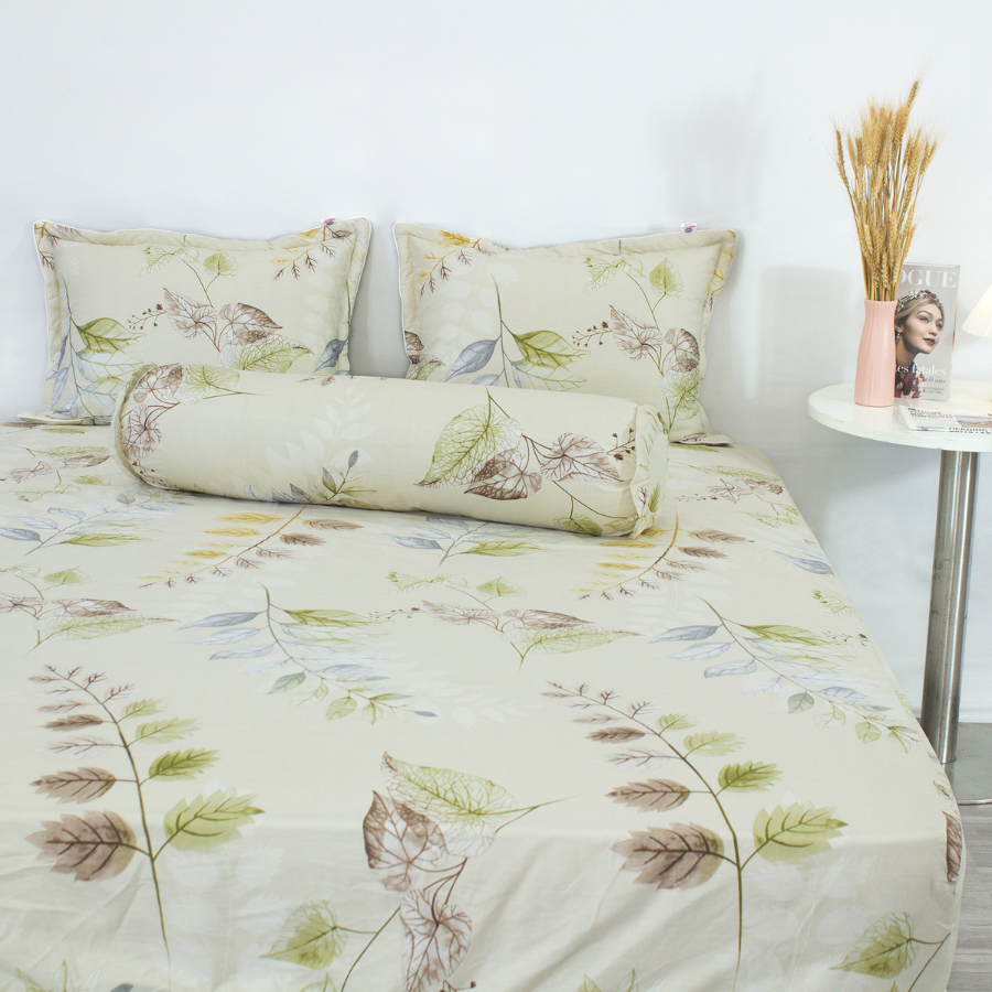  Bộ Ga Bọc Cotton Vanila (Vỏ Gối Lót Gòn) 264 