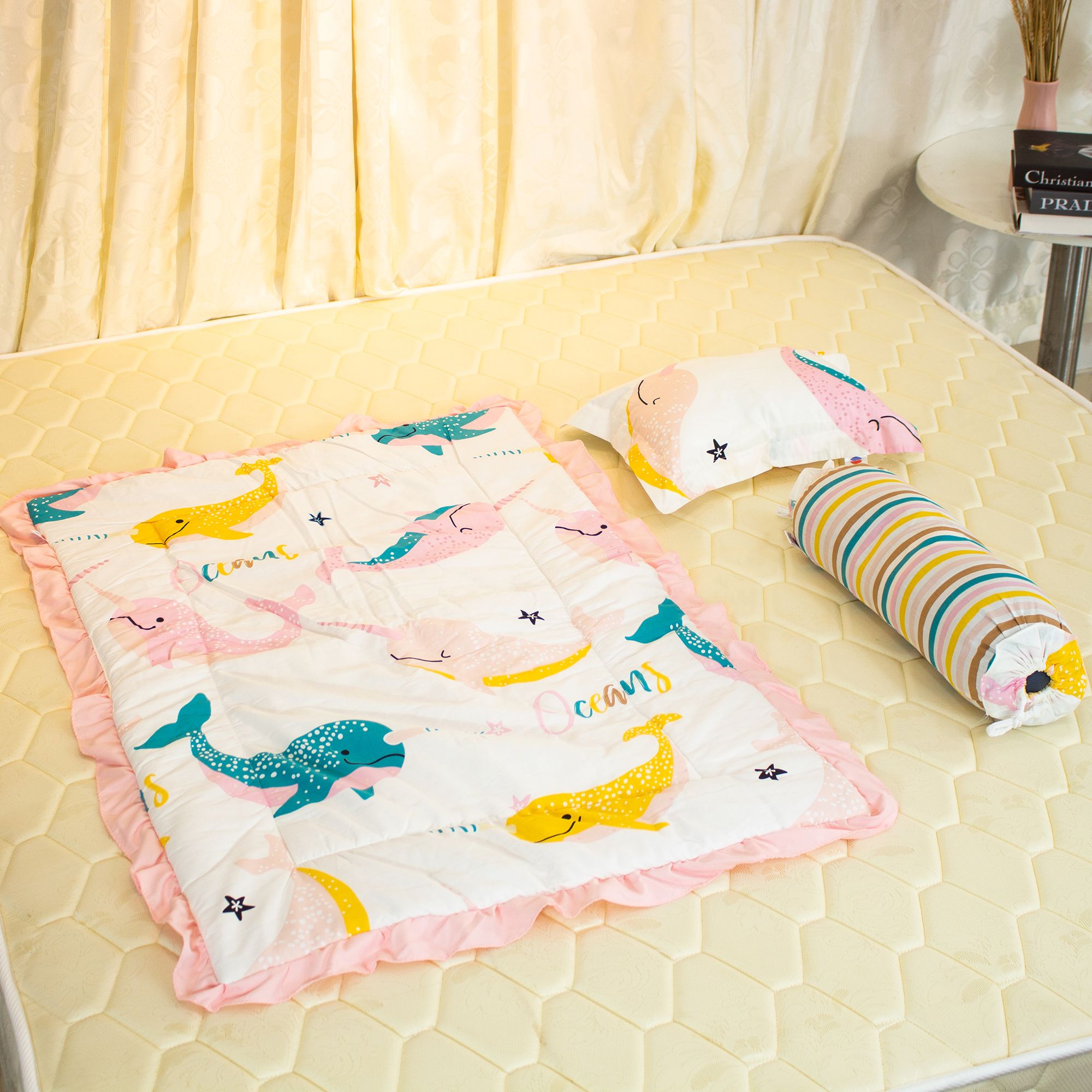  Nệm Bèo Em Bé Cotton 