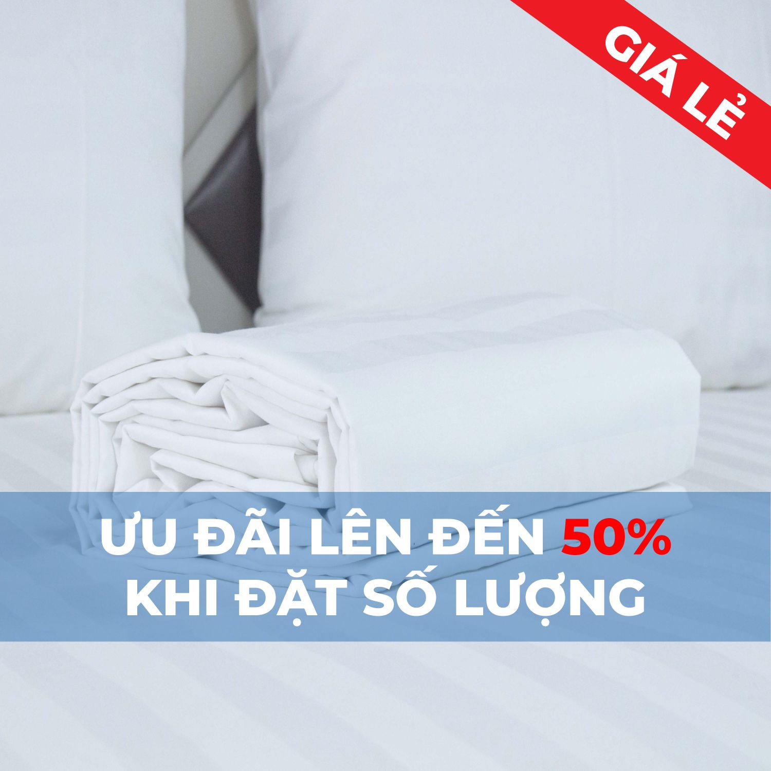  Áo Mền Trắng Sọc Chống Nhăn (ƯU ĐÃI LÊN ĐẾN 50% KHI ĐẶT HÀNG SỐ LƯỢNG) 