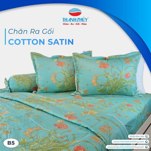  Bộ Ga Bọc Cotton Galaxy Satin B5 