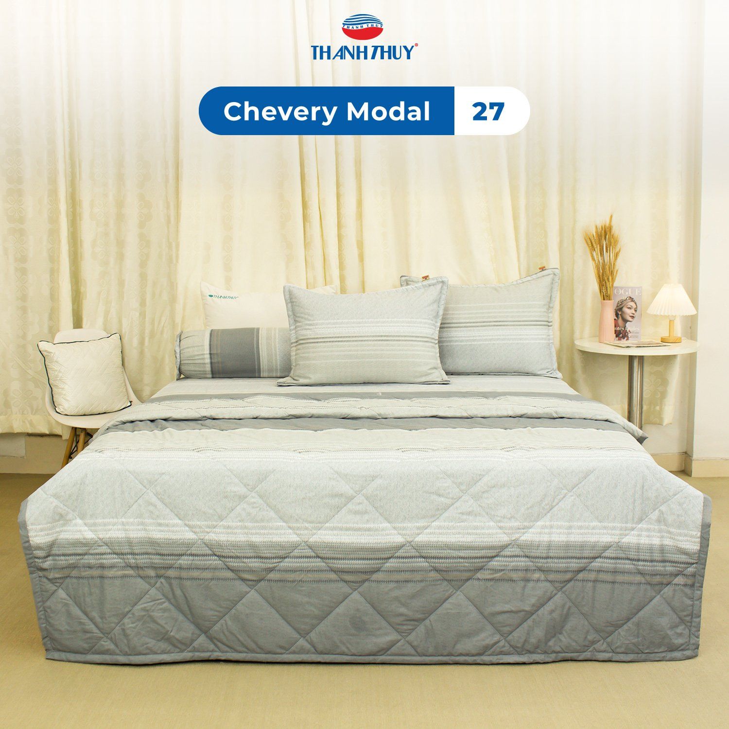  Bộ Ga Bọc Lụa Chevery Modal 27 
