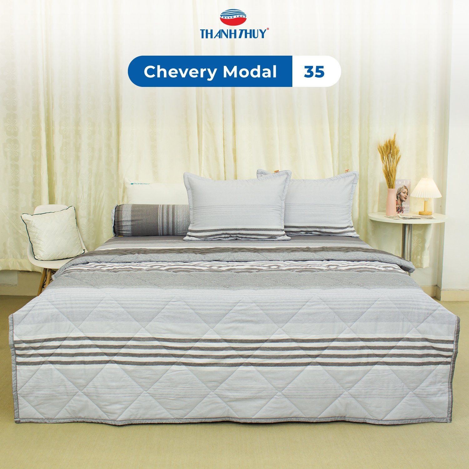  Bộ Ga Bọc Lụa Chevery Modal 35 