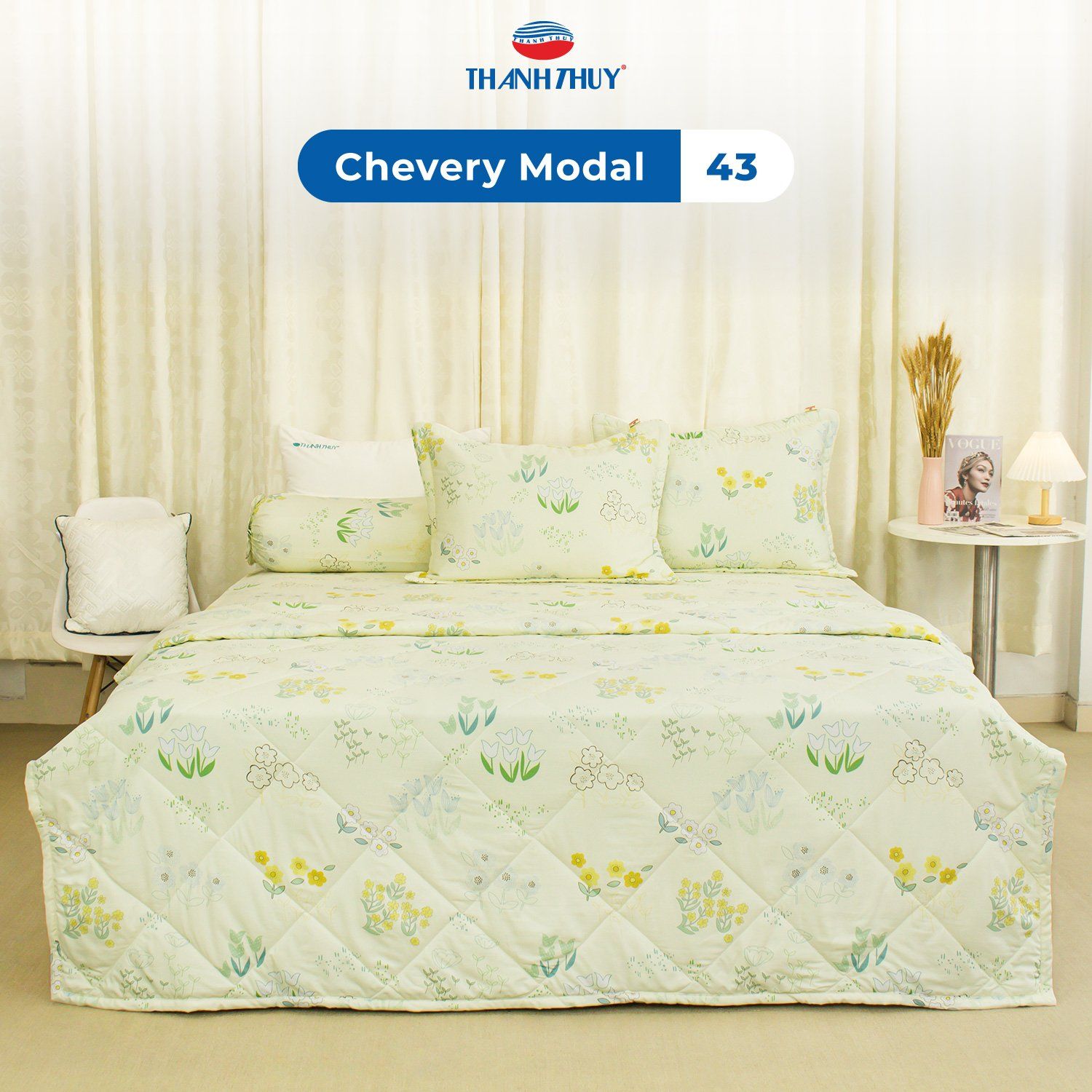  Bộ Ga Bọc Lụa Chevery Modal 43 