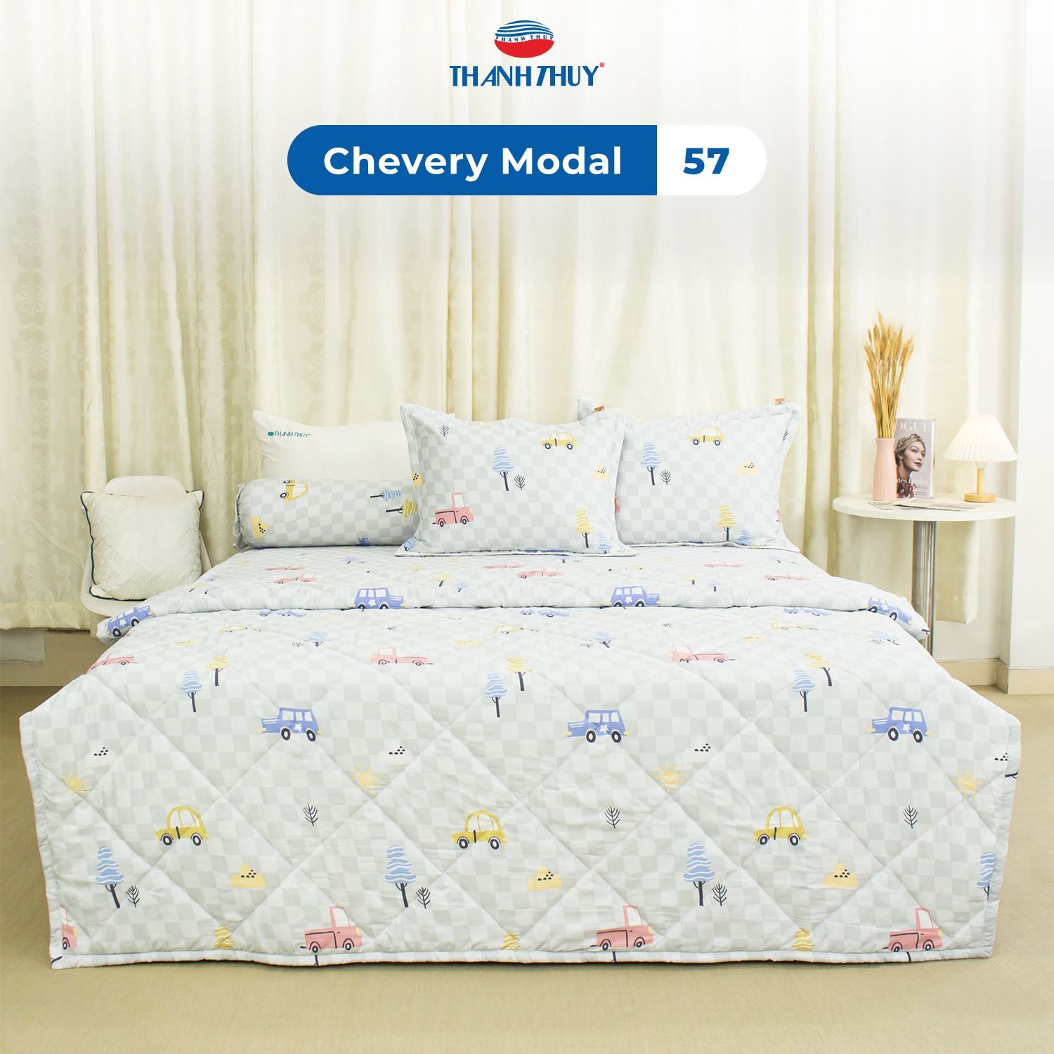  Bộ Ga Bọc Lụa Chevery Modal 57 