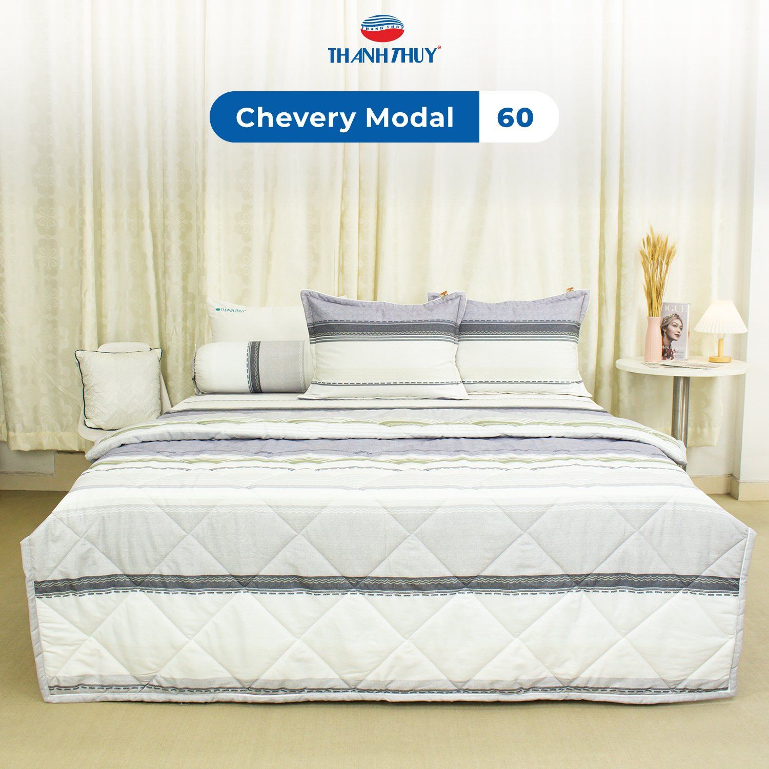  Bộ Ga Bọc Lụa Chevery Modal 60 