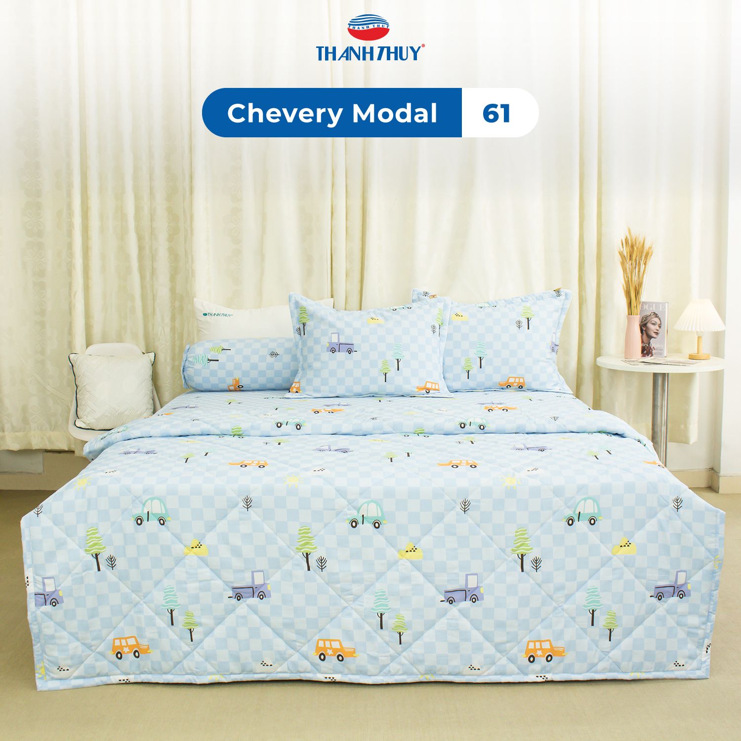  Bộ Ga Bọc Lụa Chevery Modal 61 