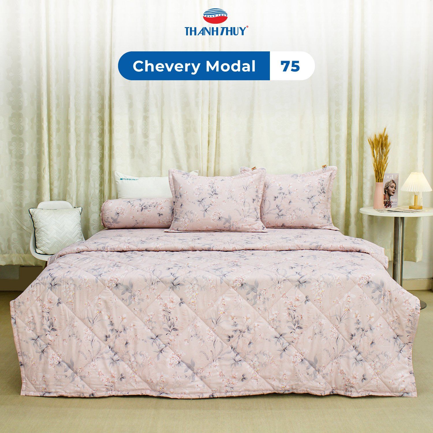  Bộ Ga Bọc Lụa Chevery Modal 75 