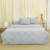  Bộ Ga Bọc Lụa Chevery Modal Màu Xám Lợt (71) 