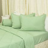  Bộ Ga Bọc Lụa Chevery Modal Màu Xanh Lá (56) 