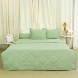 Bộ Ga Bọc Lụa Chevery Modal Màu Xanh Lá (56) 