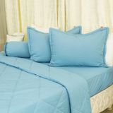  Bộ Ga Bọc Lụa Chevery Modal Màu Xanh (75) 