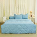  Bộ Ga Bọc Lụa Chevery Modal Màu Xanh (75) 