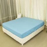  Bộ Ga Bọc Lụa Chevery Modal Màu Xanh (75) 