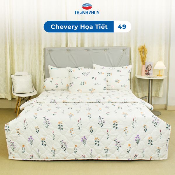  Bộ Ga Bọc Microfiber Chevery Họa Tiết 49 