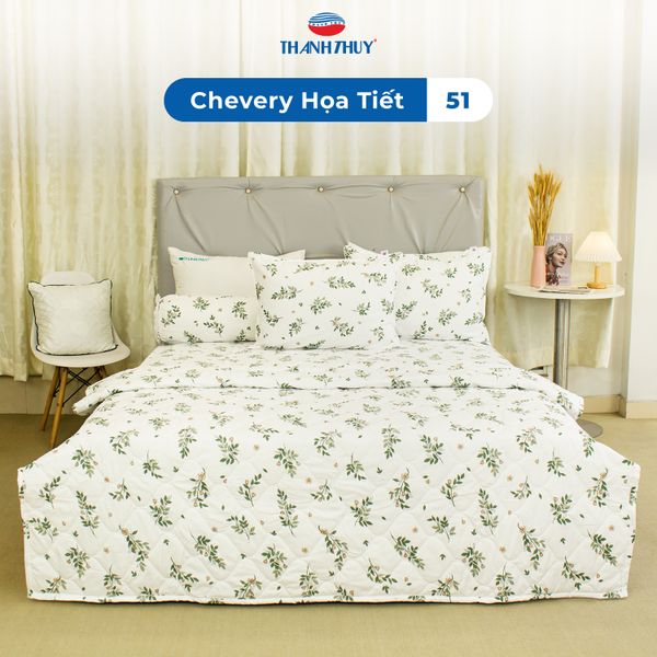  Bộ Ga Bọc Microfiber Chevery Họa Tiết 51 